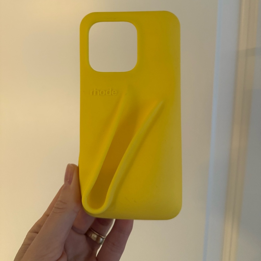RHODE Vibrant Yellow Phone Case IPhone 16 Pro